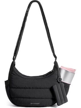 Crossbody Purses for Women with Adjustable Strap, Small Puffer Hobo Bags, Compac